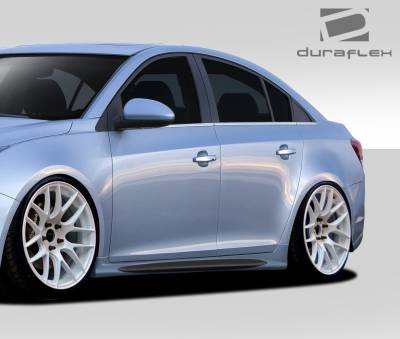 Duraflex - Chevrolet Cruze Duraflex GT Racing Side Skirt Rocker Panels - 2 Piece - 109503 - Image 2