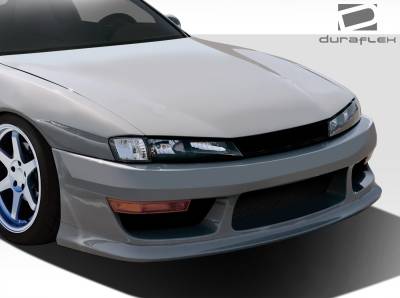 Duraflex - Nissan 240SX Duraflex V-Speed Wide Body Front Bumper Cover - 1 Piece - 109513 - Image 2