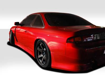 Duraflex - Nissan 240SX Duraflex V-Speed Wide Body Kit - 8 Piece - 109518 - Image 5