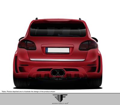 Aero Function - Porsche Cayenne AF Widebody Aero Function Rear Wide Body Kit Bumper 108864 - Image 2