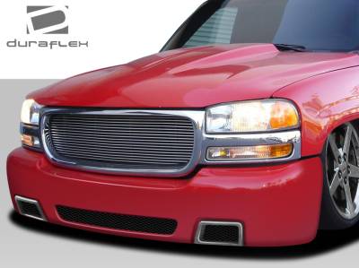 Duraflex - GMC Sierra Duraflex SS Look Front Bumper Cover - 1 Piece - 109533 - Image 2