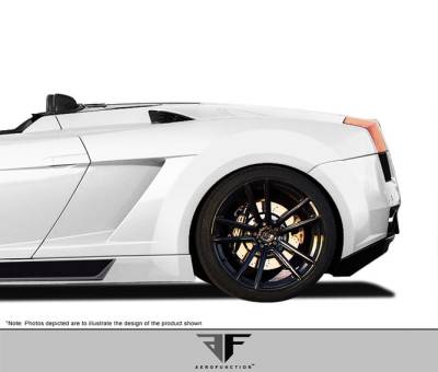 Aero Function - Lamborghini Gallardo AF-1 Aero Function Widebody Rear Fender Flares 109606 - Image 2