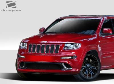 Duraflex - Jeep Grand Cherokee Duraflex SRT Look Front Bumper Cover - 1 Piece - 109616 - Image 2