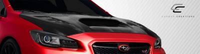 Carbon Creations - Subaru WRX Carbon Creations Carbon Creations NBR Concept Hood - 1 Piece - 109931 - Image 2