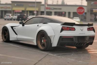 Duraflex - Chevrolet Corvette Duraflex Gran Veloce Wide Body Kit - 6 Piece - 112499 - Image 4