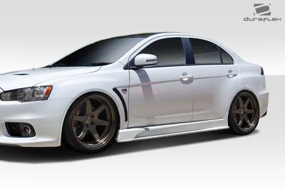 Duraflex - Mitsubishi Lancer VR-S Duraflex Side Skirts Body Kit 112753 - Image 2