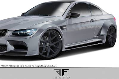 Aero Function - BMW M3 2DR AF-5 Aero Function Wide Side Skirts Body Kit 112891 - Image 2