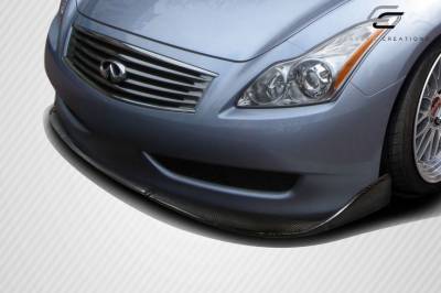 Carbon Creations - Infiniti G37 Chronos Carbon Fiber Front Bumper Lip Body Kit 113002 - Image 2