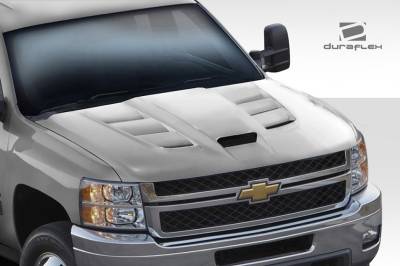 Duraflex - Chevrolet Silverado Viper Look Duraflex Body Kit- Hood 113402 - Image 2