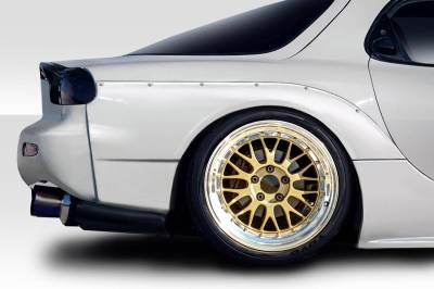 Duraflex - Mazda RX7 RE GT Duraflex Wide Body Rear Fender Flares 114838 - Image 1