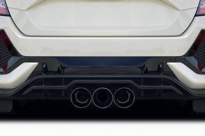 Duraflex - Honda Civic BZ Duraflex Rear Bumper Lip Add On Body Kit!!! 116932 - Image 1