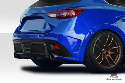 Duraflex - Mazda Mazdaspeed 3 KSS Duraflex Rear Body Kit Bumper 117282 - Image 2