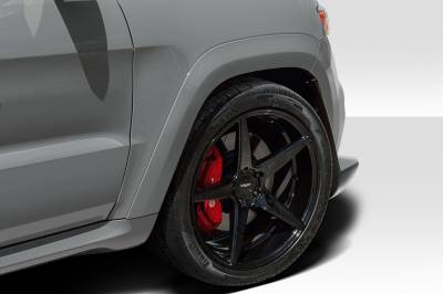 Duraflex - Jeep Grand Cherokee SRT Look Duraflex 2pcs Front Fender Flares 117453 - Image 2