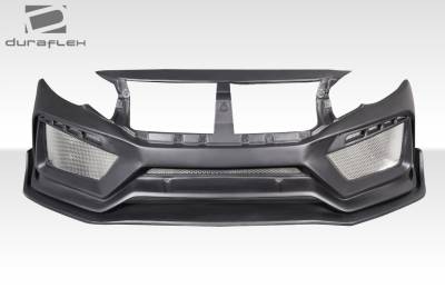 Duraflex - Honda Civic 4DR RBT Duraflex Wide Body Front Body Kit Bumper 117584 - Image 2