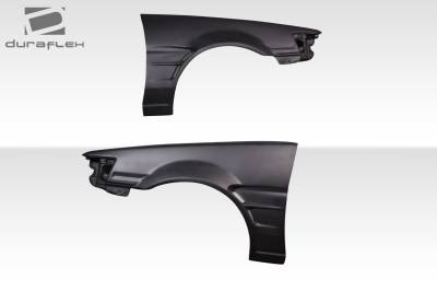 Duraflex - Toyota Corolla 2DR  D1 Duraflex Body Kit- 25MM Front Fenders 117743 - Image 2