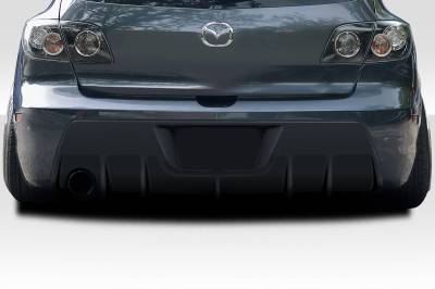 Duraflex - Mazda Mazda 3 Corkscrew Duraflex Rear Bumper Lip Body Kit 117942 - Image 1