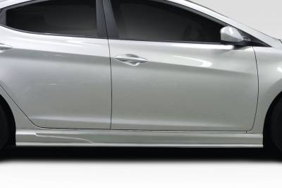 Duraflex - Hyundai Elantra SQR Duraflex Side Skirts Body Kit 118067 - Image 2