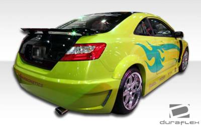 Duraflex - Honda Civic 2DR Duraflex Hot Wheels Wide Body Rear Bumper Cover - 1 Piece - 100678 - Image 2