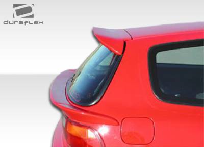 Duraflex - Honda Civic HB Duraflex Mid Wing Trunk Lid Spoiler - 3 Piece - 101127 - Image 2