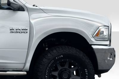 Duraflex - Dodge Ram Duraflex 4 Inch Off Road Bulge Front Fenders - 2 Piece - 106474 - Image 2