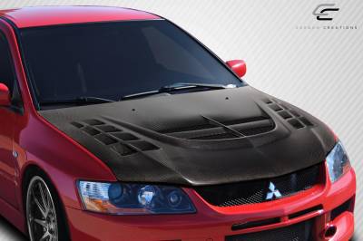 Carbon Creations - Mitsubishi Evolution VT-X Carbon Fiber Creations Body Kit- Hood 114016 - Image 2