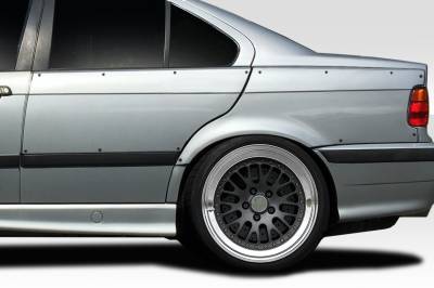 Duraflex - BMW 3 Series 4DR C Spec Duraflex Rear Fender Flares 116023 - Image 2