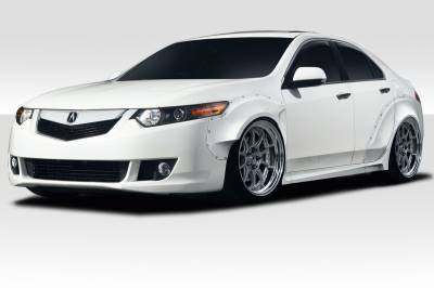 Duraflex - Acura TSX Khan Duraflex 10pcs Full Body Fender Flare Kit 118339 - Image 2