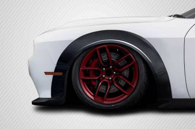 Carbon Creations - Dodge Challenger Demon Carbon Fiber Wide Fender Flares 116359 - Image 2