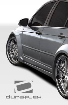 Duraflex - BMW 3 Series 4DR Duraflex I-Design Wide Body Front Fender Flares - 2 Piece - 106514 - Image 3