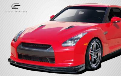 Carbon Creations - Nissan GT-R Carbon Creations Eros Version 5 Front Lip Under Spoiler Air Dam - 1 Piece - 109067 - Image 2