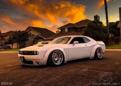 Duraflex - Dodge Challenger Duraflex Novara Wide Body Kit - 4 Piece - 112481 - Image 2