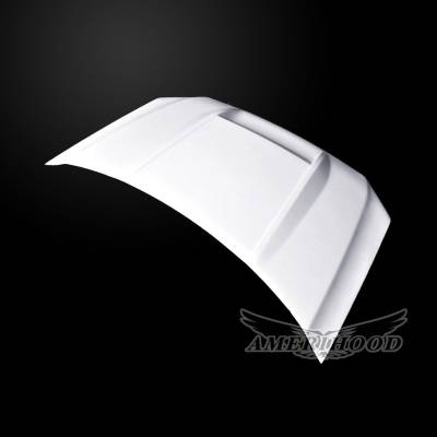 AmeriHood Fiberglass - GMC Sierra 1500 Type-RS AmeriHood Body Kit- Ram Air Hood GS19AHRSSFHW - Image 3