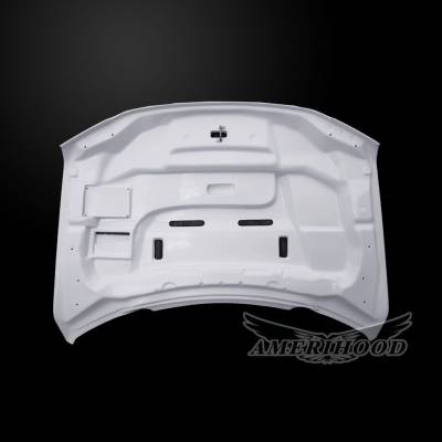 AmeriHood Fiberglass - Ford F-350 RIP AmeriHood Body Kit- Ram Air Hood F3517AHRIPFHW - Image 5